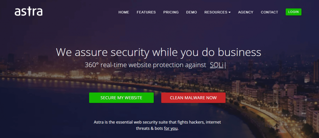 Astra Web Security